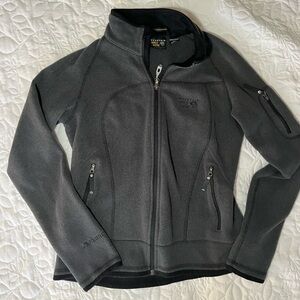 Mountain hardwear fleece zip up - women’s M - grey